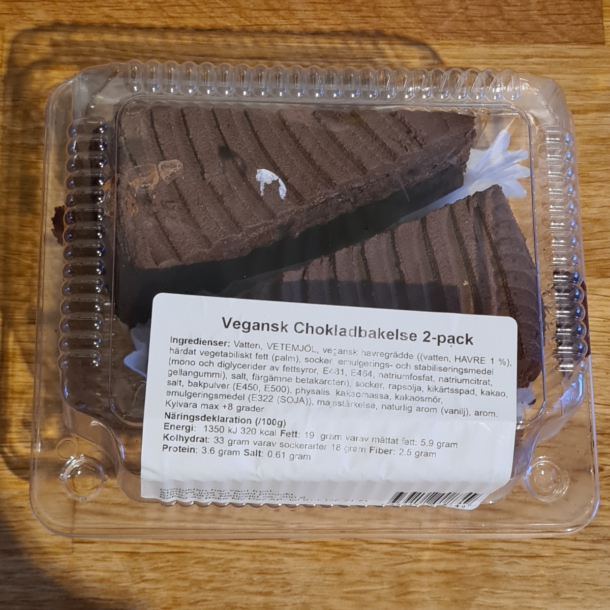 vegansk chokladbakelse from ICA - Vegan Product Reviews & Ratings ...