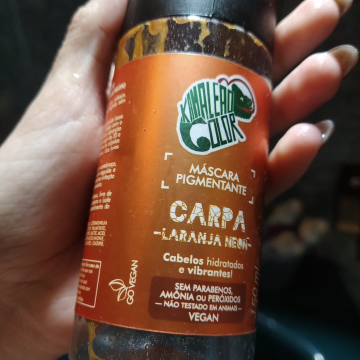 photo of Kamaleão Color Mascara Pigmentante Carpa shared by @linekawami on  11 May 2023 - review