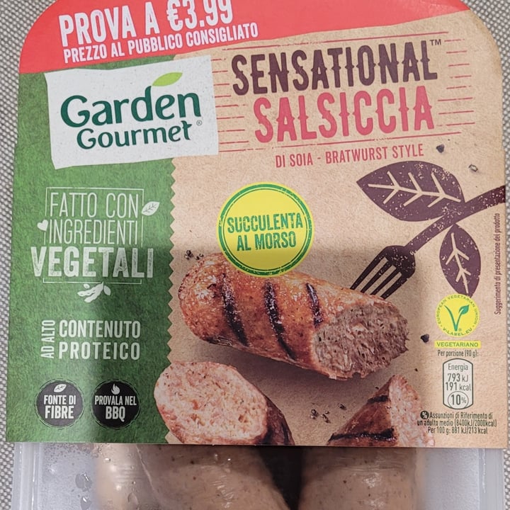 photo of Garden Gourmet Salsicce garden gourmet shared by @ariannapesaro on  10 May 2023 - review