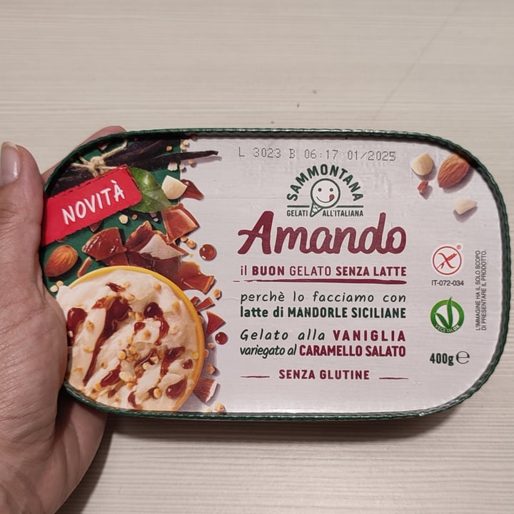 photo of Amando gelato alla vaniglia variegato al caramello salato shared by @simplydaisy on  27 Jun 2023 - review