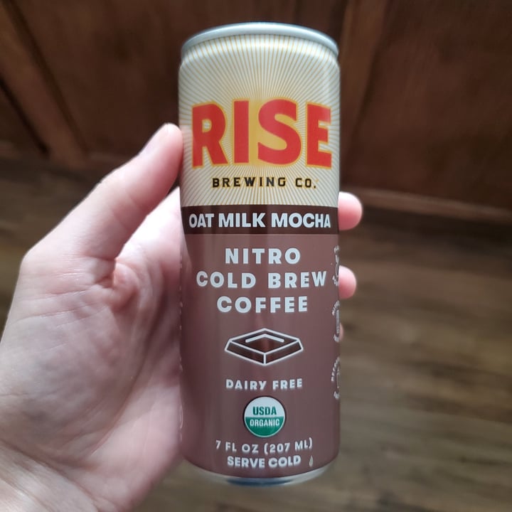 photo of Rise Nitro Brewing Co. Oat Milk Mocha Nitro Cold Brew Coffee shared by @ashwickety on  14 Feb 2023 - review