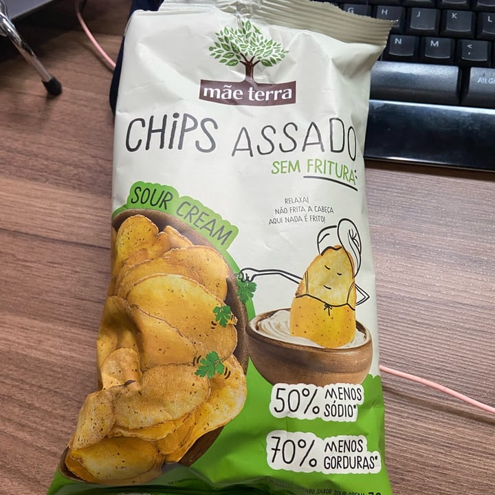 photo of Mãe Terra Chips assado sour cream shared by @polianacristo on  22 Dec 2022 - review