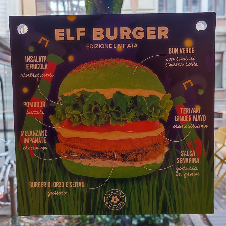 photo of Flower Burger elf burger shared by @monica86 on  30 Dec 2022 - review