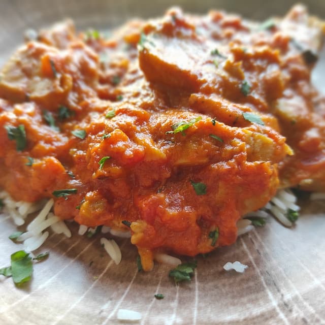 Photo of the dish “Tikka massala d'Heüra amb arròs basmati”