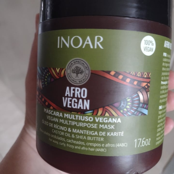 photo of Inoar máscara  afro vegan shared by @arruviviane on  31 Mar 2023 - review