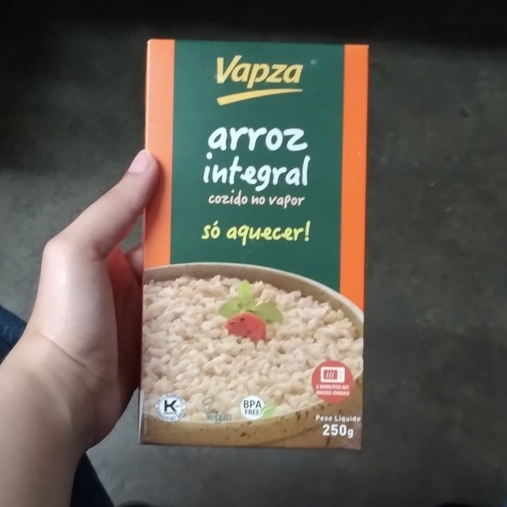 photo of Vapza Arroz integral cozido no vapor shared by @gabrielelarissa on  11 Mar 2023 - review