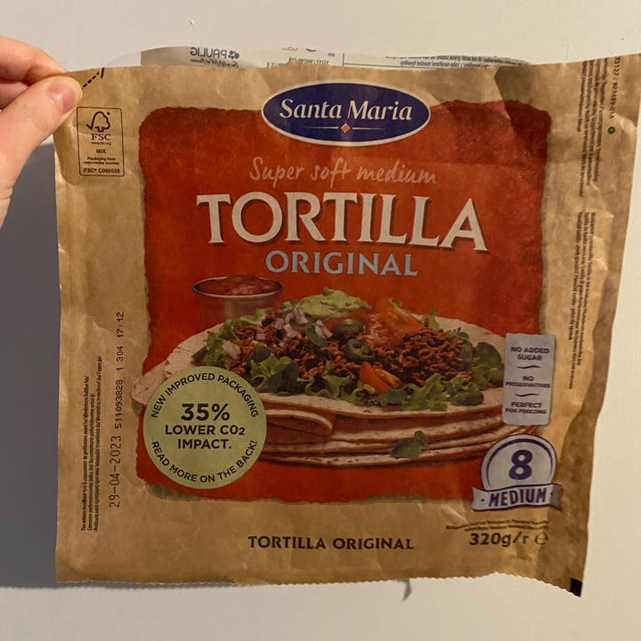 photo of Santa María Super Soft Large Tortilla Wrap shared by @giulia24 on  21 Mar 2023 - review