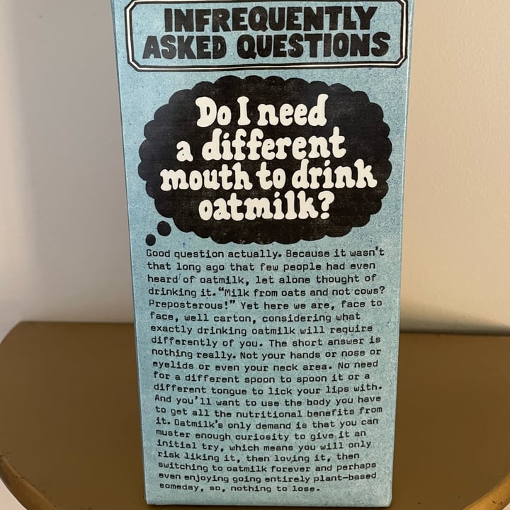 photo of Oatly Oat Milk shared by @paws-and-paths on  22 Jul 2023 - review