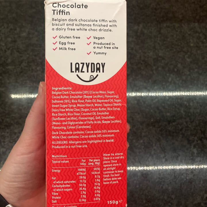 photo of Lazyday 5 chocolate tiffin shared by @catherinews on  18 Jul 2023 - review