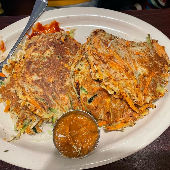 photo of Amitabul Mung Bean Pancakes shared by @veganraeofsunshine on  29 Jul 2023 - review