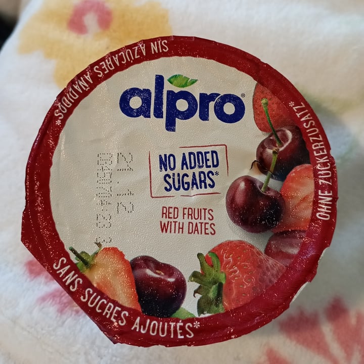 photo of Alpro Red Fruits With Dates (No Added Sugars) shared by @vessela on  22 Dec 2022 - review