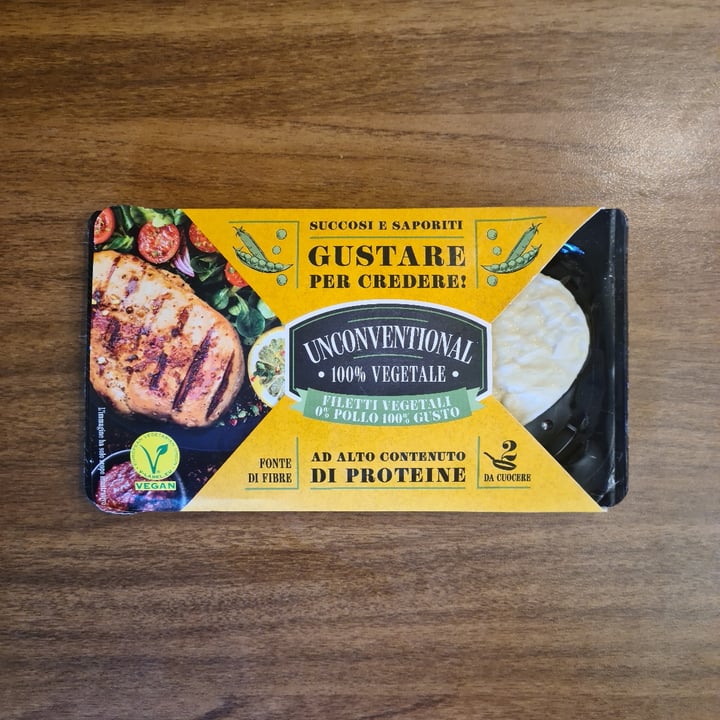 photo of Unconventional Filetti Vegetali 0% Pollo 100% Gusto - Plant Based Fillet shared by @allyrocks on  03 Jun 2023 - review