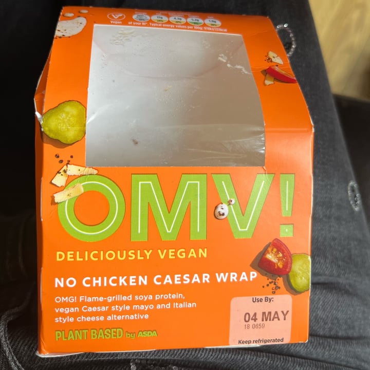 photo of OMV! No Chicken Caesar Wrap shared by @twiggyzombie on  07 May 2023 - review