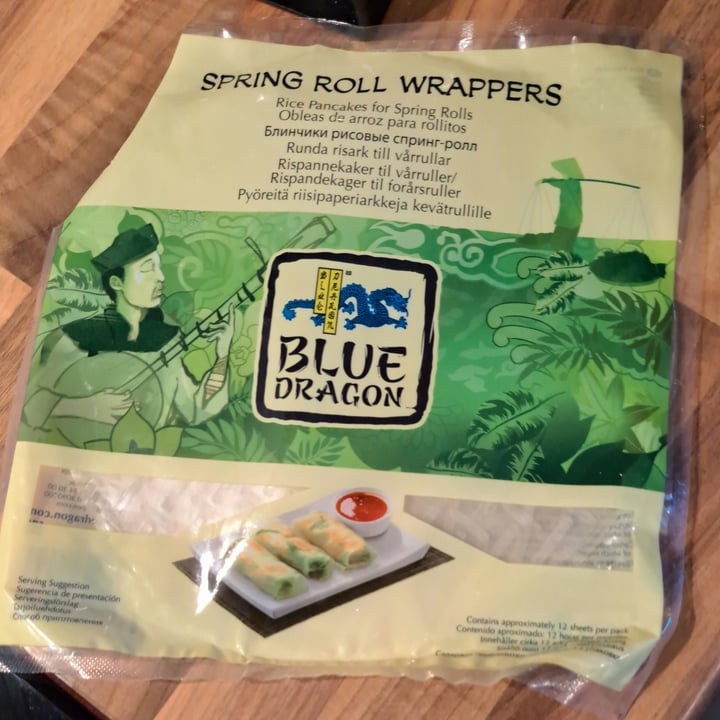 photo of Blue Dragon Spring Roll Wrappers shared by @soyflake on  10 Jun 2023 - review