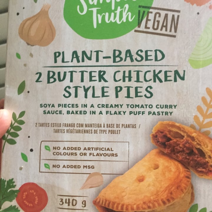 photo of Simple Truth butter chicken style pies shared by @carlicosta on  02 Mar 2023 - review