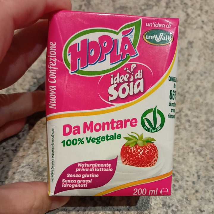 photo of Hoplà Idee di soia da montare 100% vegetale shared by @marinasacco on  14 Jan 2023 - review
