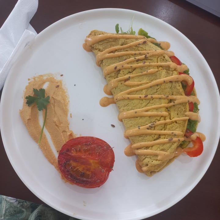 photo of KURUMI - Healthy Vegan Desserts & Food Chickpea Omelette shared by @punilu on  13 Jul 2023 - review