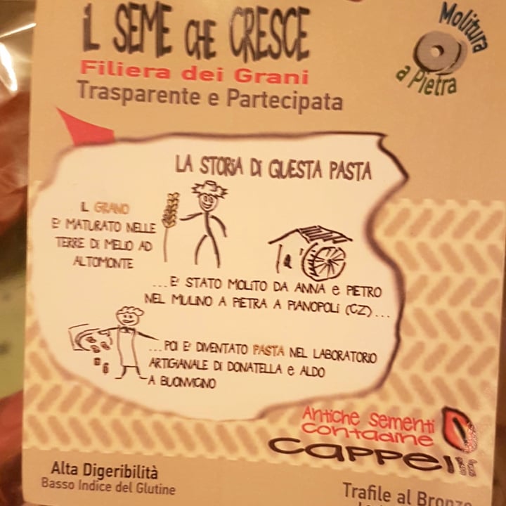 photo of Il seme che cresce Pasta Di Semola Integrale shared by @fabry on  07 Mar 2023 - review