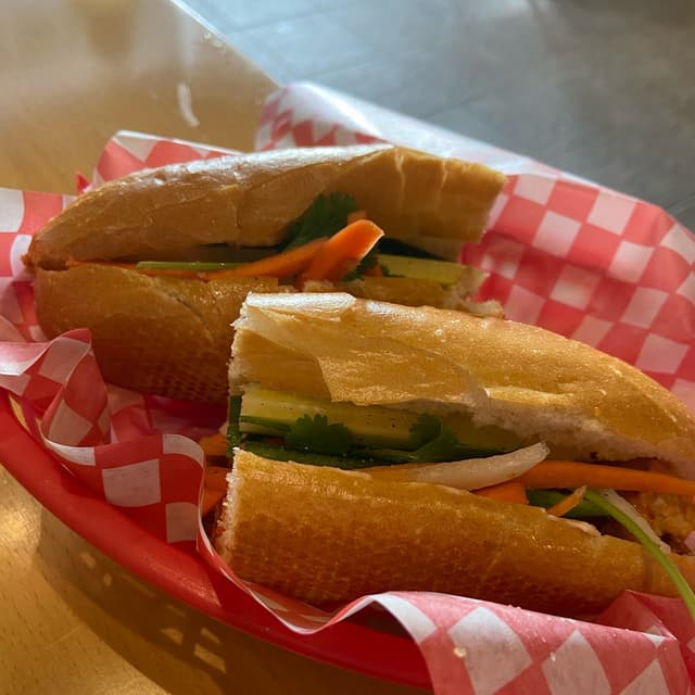 Photo of the dish “Vegan Lemongrass Chicken Baguette”