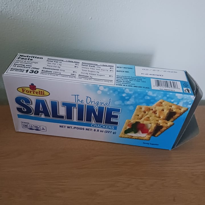 Forrelli Saltine Crackers Review abillion
