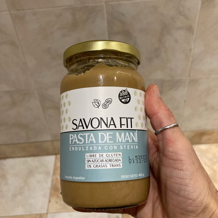 photo of Savona fit Pasta De Mani Natural shared by @lolimiqueo on  21 Apr 2023 - review