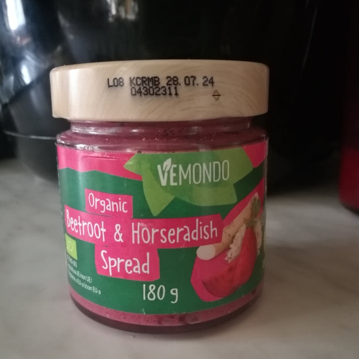 photo of Vemondo Beetroot and horseradish spread shared by @lucylenia on  01 Apr 2023 - review