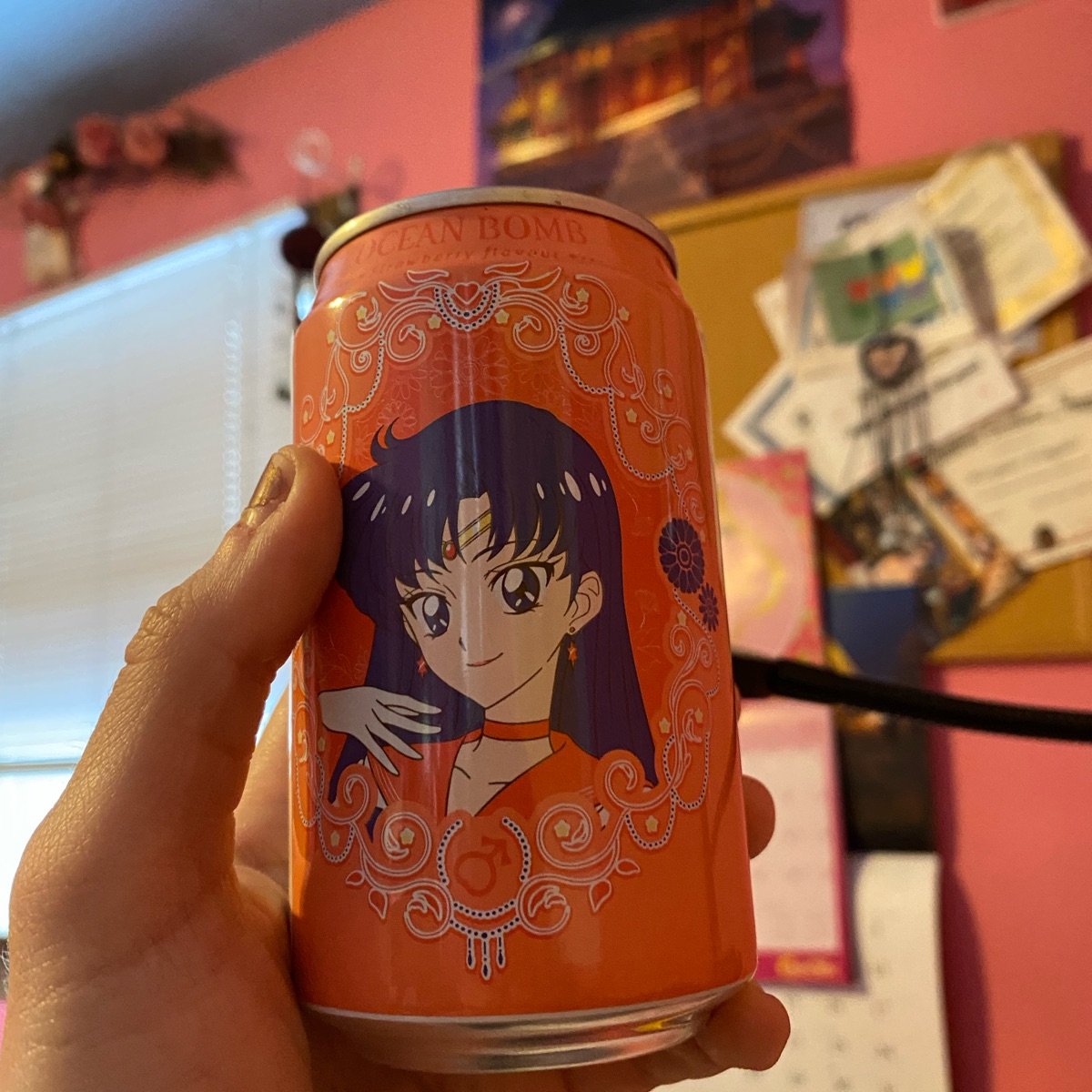 Ocean Bomb Sailor Moon Sparkling Water Strawberry Flavor Reviews abillion