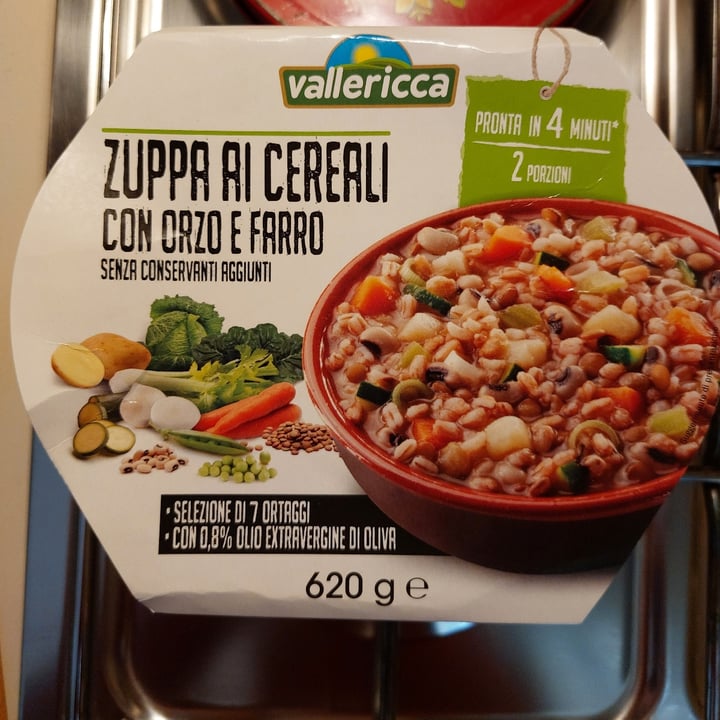 photo of Vallericca Zuppa ai cereali con orzo e farro shared by @margoce on  02 Feb 2023 - review