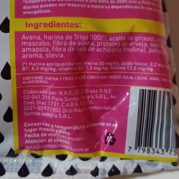 photo of Integra cookies limon y amapola shared by @vikthor on  29 Mar 2023 - review