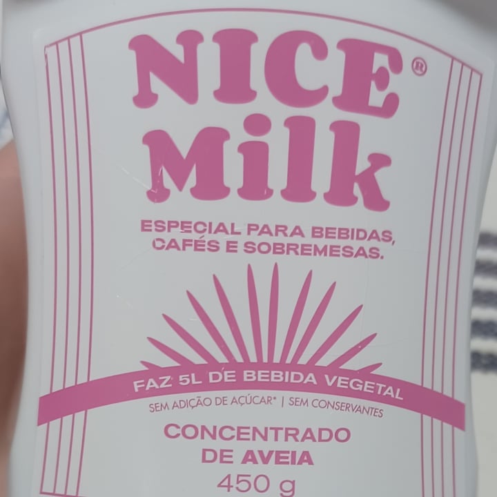 photo of nice milk concentrado de aveia Concentrado de leite de aveia shared by @michelleciascavegan on  08 Jan 2023 - review