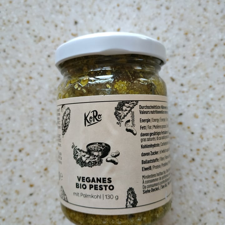 photo of Koro Pesto al cavolo nero vegan bio shared by @simona74veg on  02 Jun 2023 - review