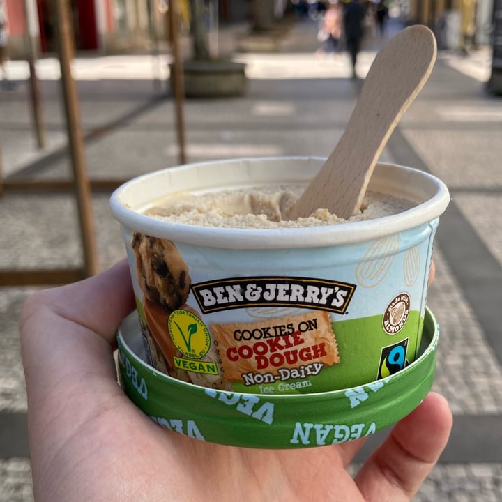photo of Ben & Jerry's Cookies On Cookie Dough Non-Dairy Ice Cream shared by @plentyplants on  11 Jun 2023 - review