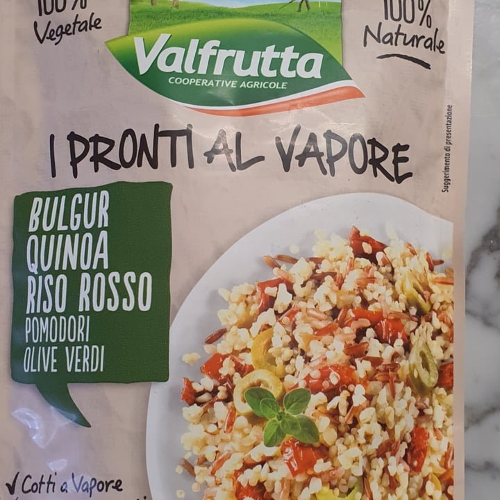 photo of Valfrutta I Pronti Al Vapore Bulgur Quinoa Riso Rosso shared by @gigiavegan on  10 Jul 2023 - review