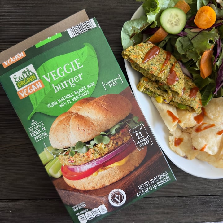 photo of Earth Grown Veggie Burger shared by @berryveganplanet on  06 Aug 2023 - review