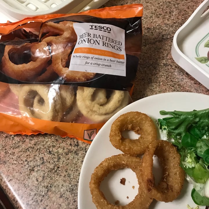Tesco Beer Battered Onion Rings Review abillion