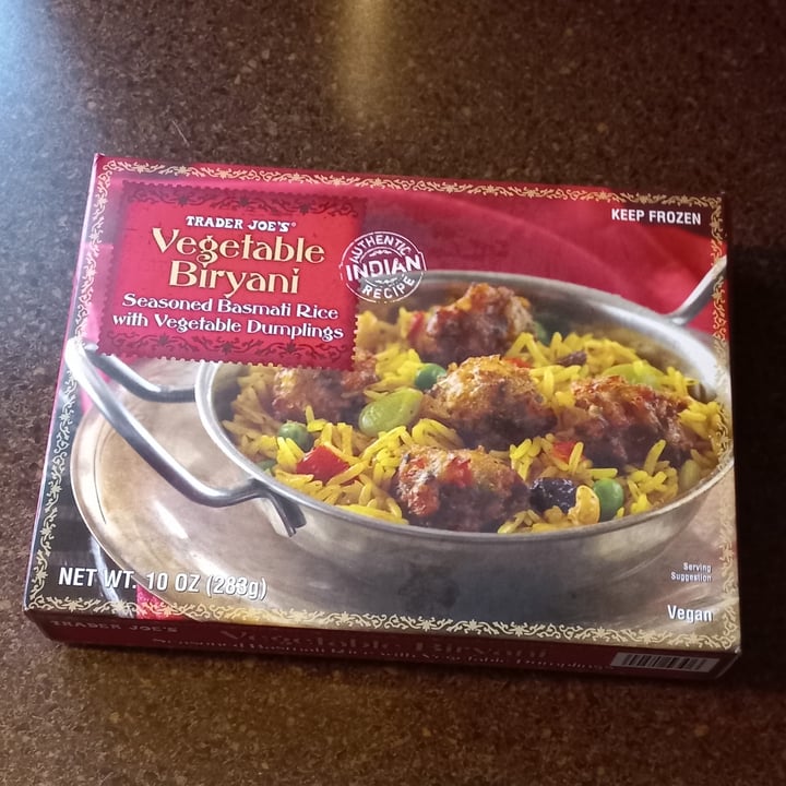 photo of Trader Joe's Vegetable Biryani shared by @ronelle on  25 Jun 2023 - review