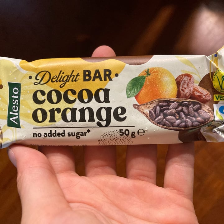 photo of Alesto Delight Bar Cocoa Orange shared by @aminacarli on  04 Aug 2023 - review
