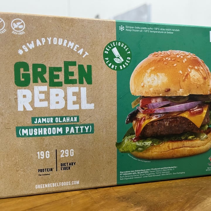 photo of Green Rebel Foods Green Rebel Mushroom Patty shared by @skoobend on  27 May 2023 - review