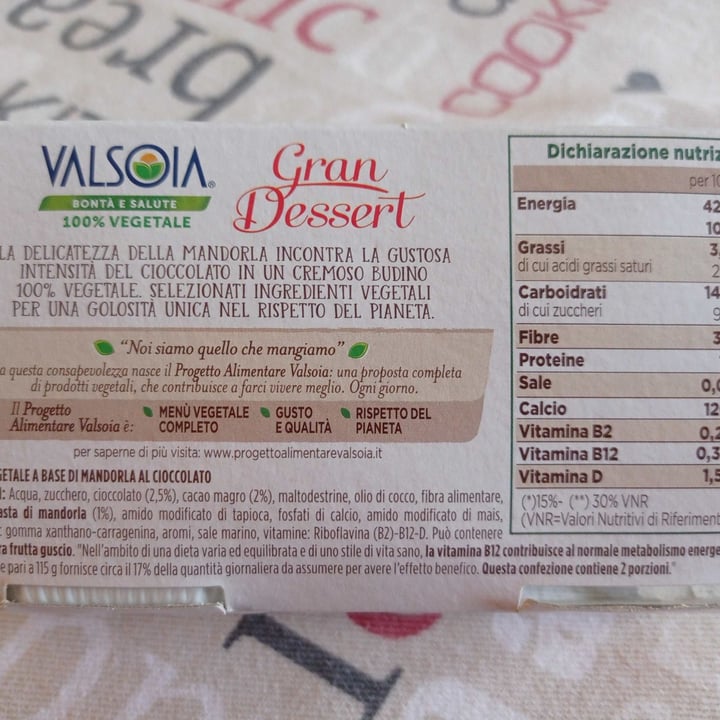 photo of Valsoia Delizia gran dessert cioccolato shared by @imartina97 on  27 Jan 2023 - review