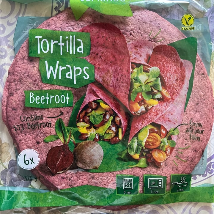 photo of Vemondo Tortillas Rote Beete shared by @pullula on  05 Aug 2023 - review