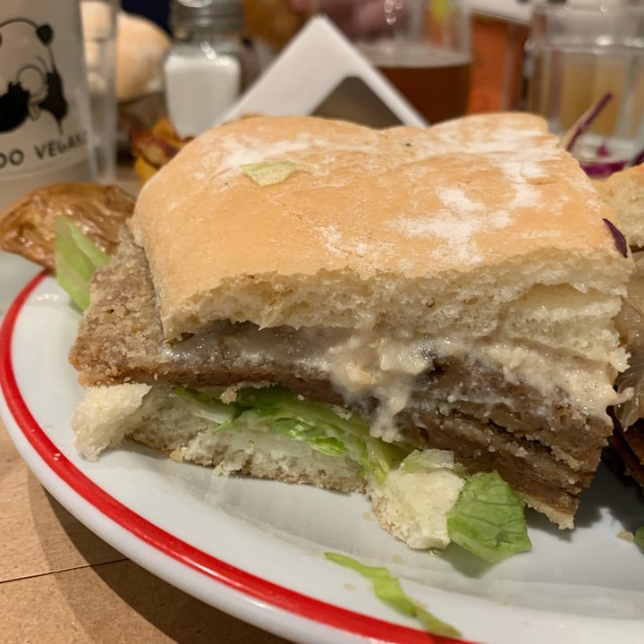photo of Gordo Vegano sandwich de milanesa especial shared by @sechague on  25 Apr 2023 - review