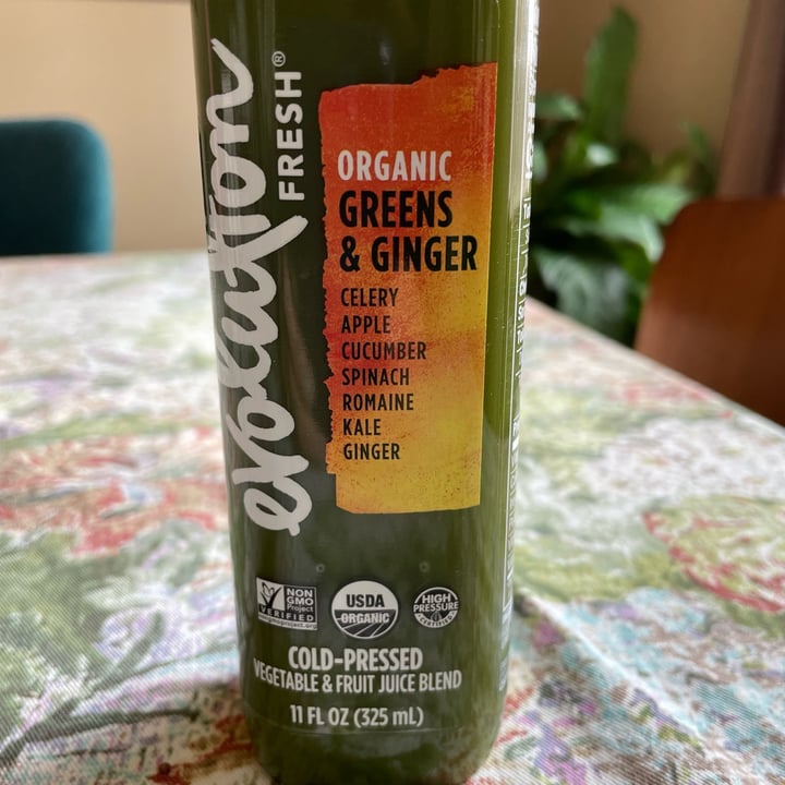 photo of Evolution Fresh Organic Greens and Ginger shared by @veggietable on  21 Mar 2023 - review