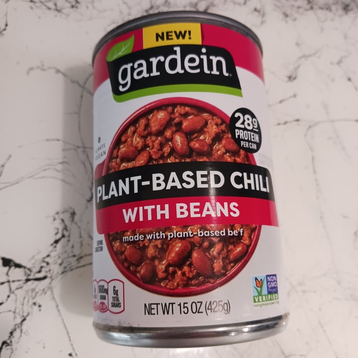 photo of Gardein Plant Based Chili With Beans shared by @heartartichokehearts on  25 Apr 2023 - review