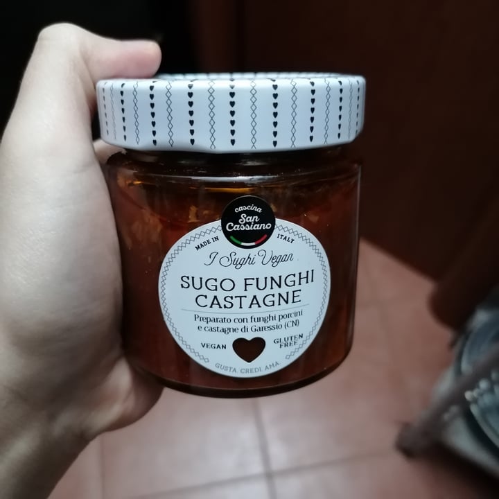 photo of Cascina San cassiano Sugo funghi e castagne shared by @eatpussyitsvegan on  27 Mar 2023 - review