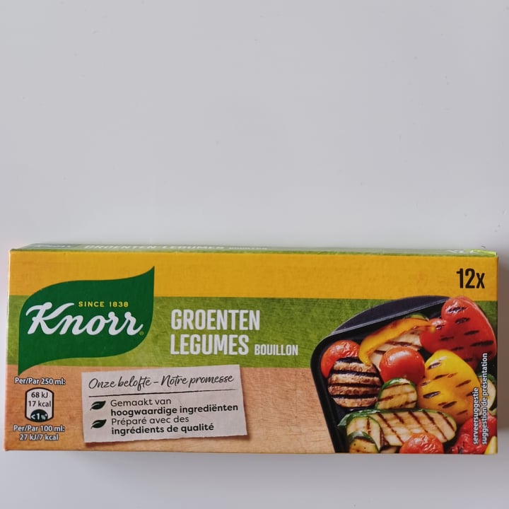 photo of Knorr Groenten Legumes Bouillon shared by @sncardin on  24 Feb 2023 - review