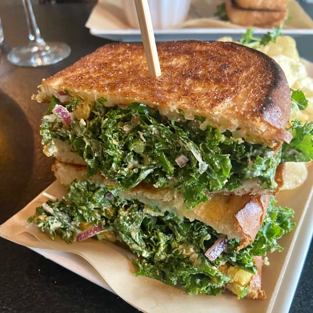 Photo of the dish “Cheezer Caesar Grilled Cheese”