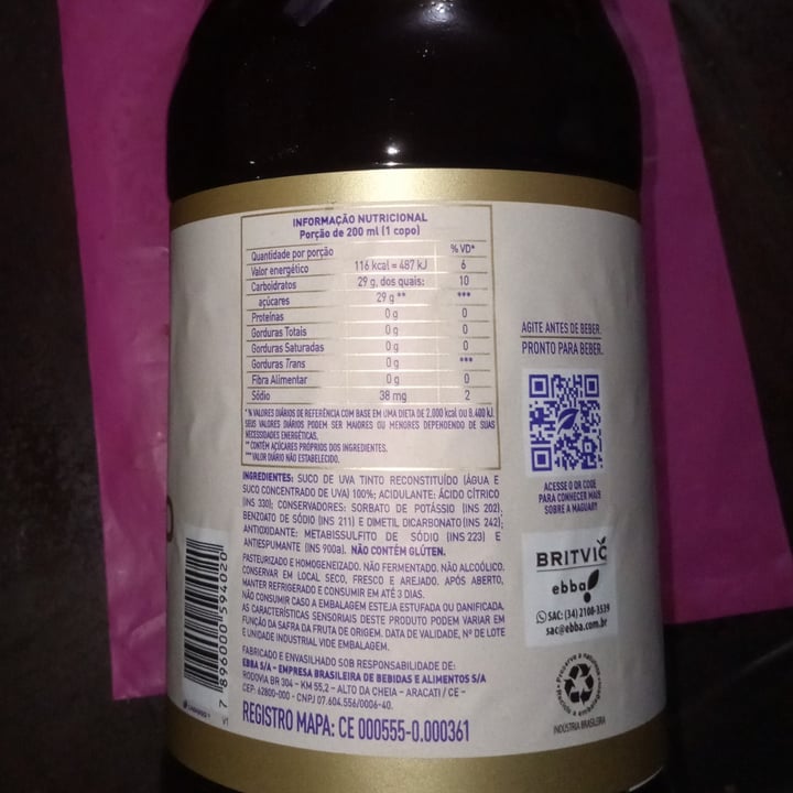 photo of Maguary Suco de uva shared by @ddm on  28 Mar 2023 - review