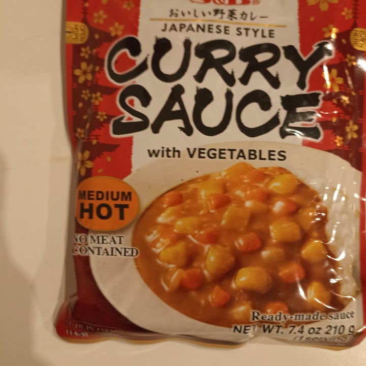 photo of S&B Curry Sauce with Vegetables - Medium Hot shared by @veravegan on  01 Jan 2023 - review