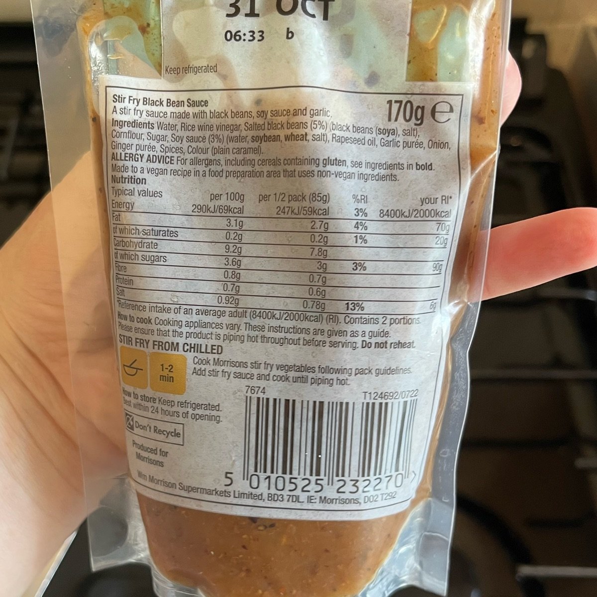 Morrisons Black Bean Stir Fry Sauce Reviews abillion