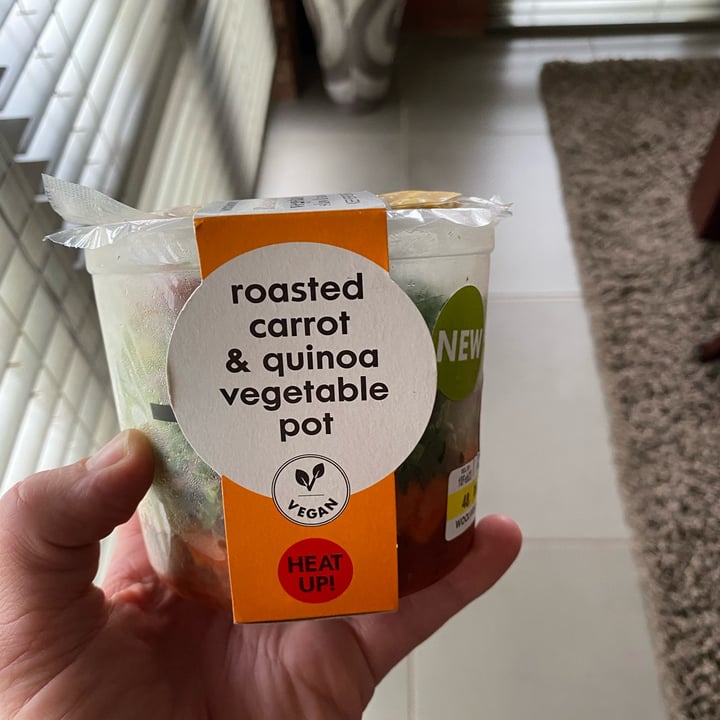 photo of Woolworths Food Roasted carrot & quinoa vegetable pot shared by @neale on  09 Feb 2023 - review